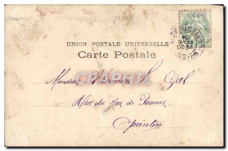 CPA Fantaisie Femme Enfant Ange Angel Printemps — Rückseite