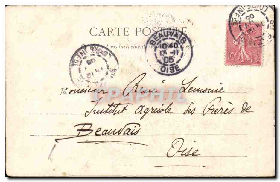 CPA Fantaisie Enfant La coquetterie du ramoneur — Rückseite