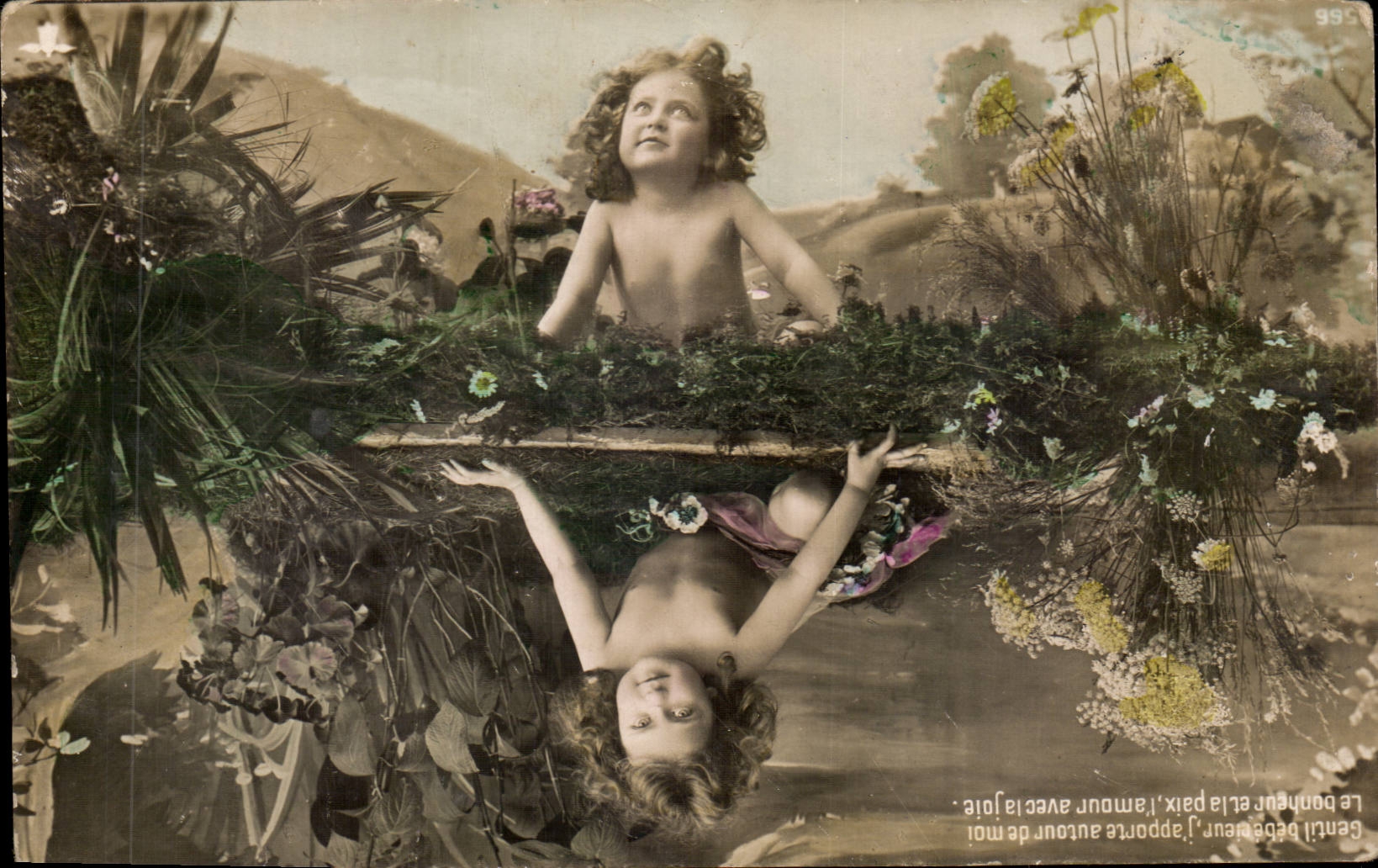 CPA Fantaisie Enfant Gentil bebe