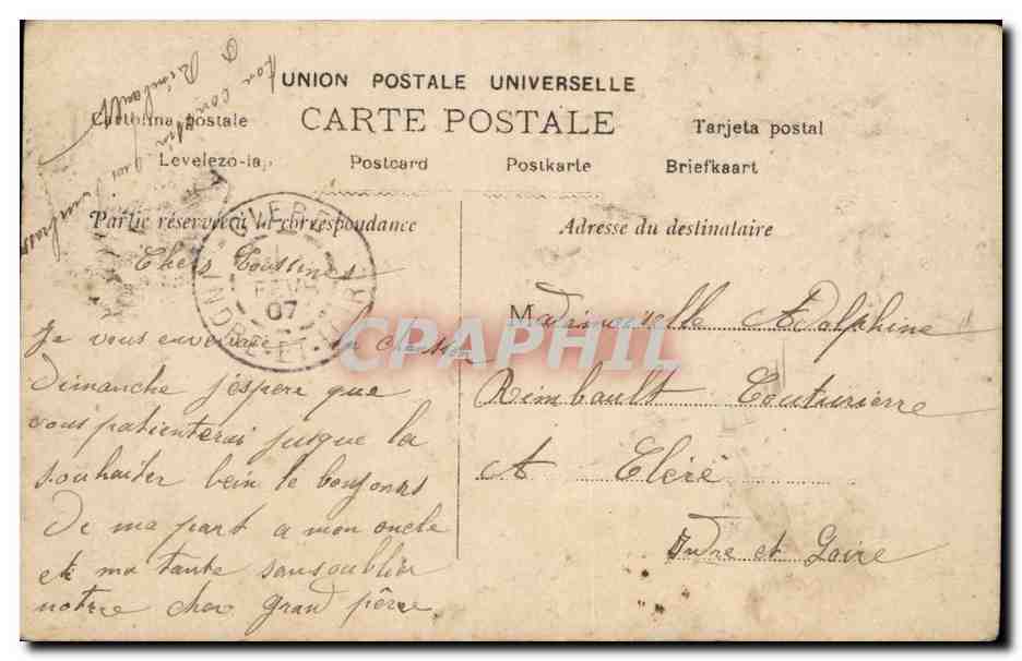 CPA Fantaisie Enfant Gentil bebe — Rückseite