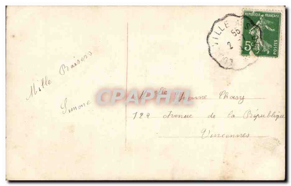 CPA Fantaisie Enfant — Verso