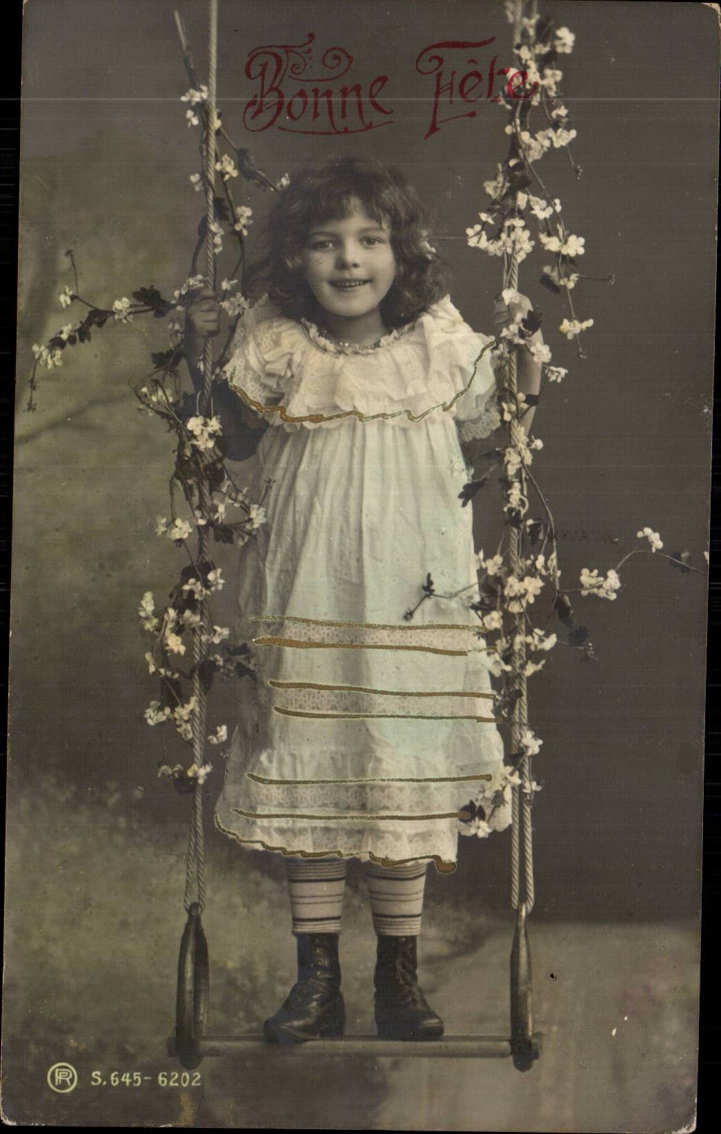 CPA Fantaisie Enfant Bonne fete