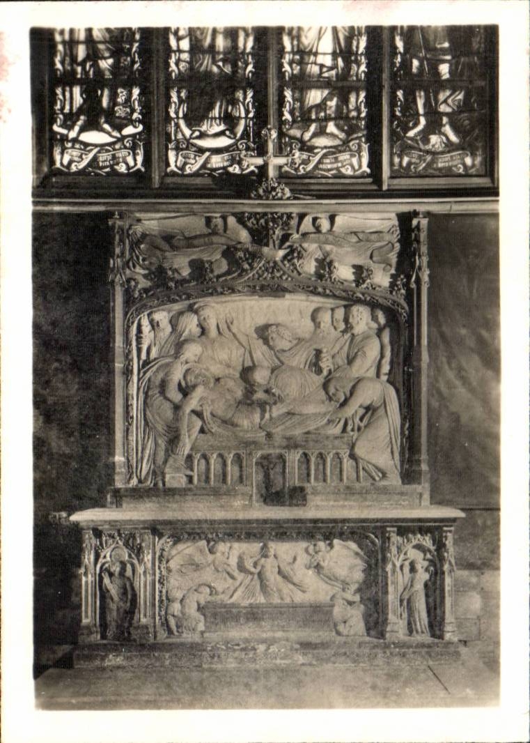 Église Saint-Germain-l'Auxerrois — Chapelle de la Bonne Mort : Christ au Tombeau et Résurrection (Baron de Triqueti, 1841) — Éditions de Luxe « Estel » n° 4614