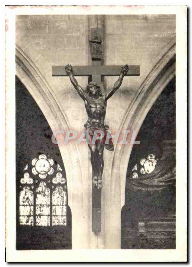 Paris CPA Eglise st Germain de l'auxerrois Crucifix