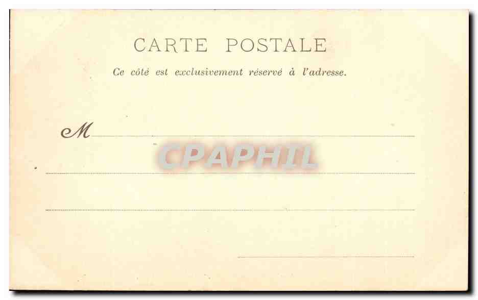 Paris CPA Jardin des plantes Grande voliere — Rückseite