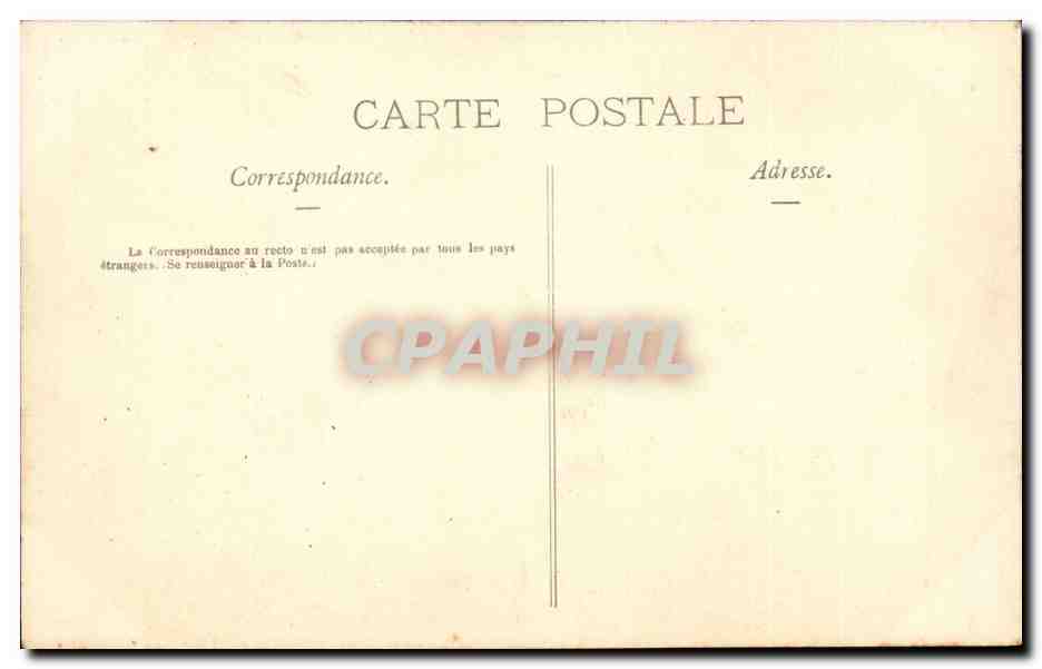 Paris CPA Jardin des plantes Les serres — Rückseite