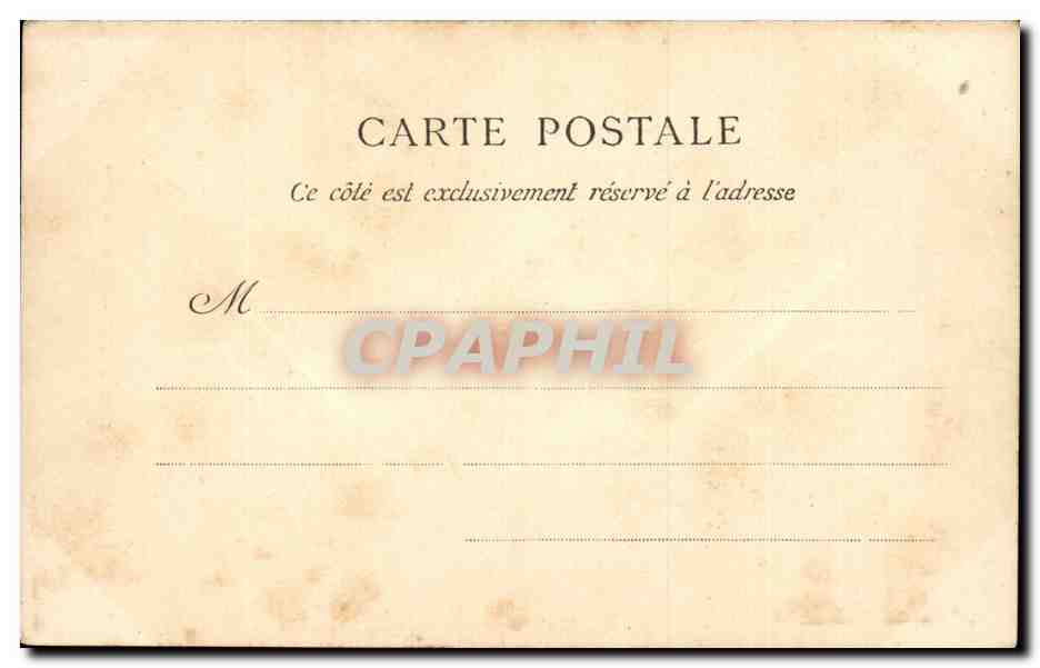 CPA Paris Hotel de Sens — Rückseite