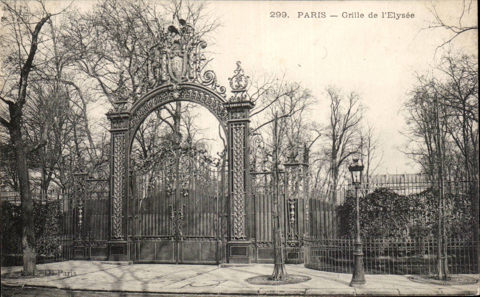 CPA Paris GRille de l'Elysee