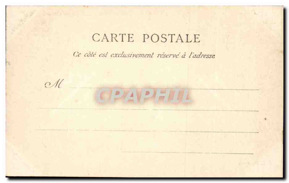 CPA Paris GRille de l'Elysee — Rückseite