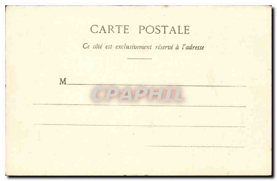 CPA Paris Theatre francais — Verso