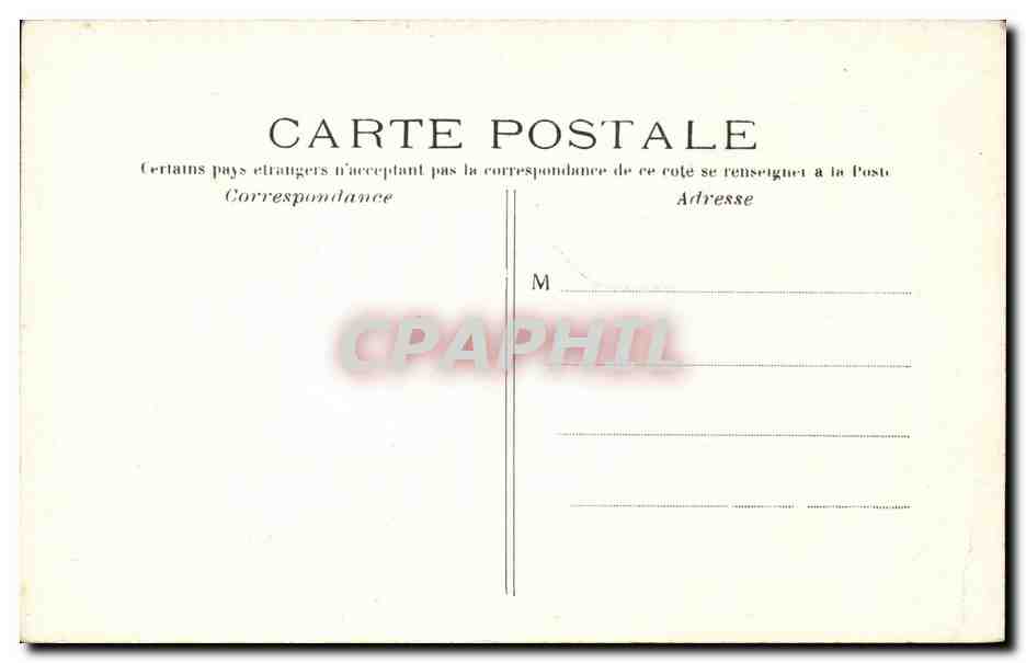 CPA Paris Eglise de la Madeleine — Rückseite