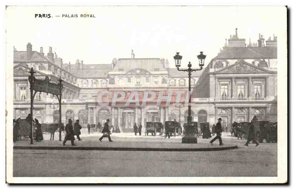 CPA Paris Palais royal metro