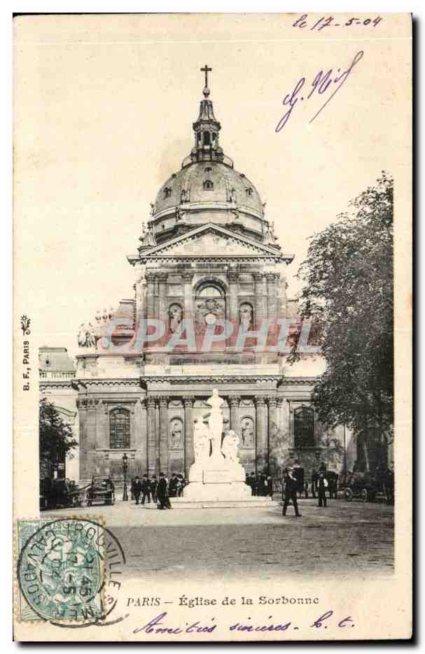 CPA Paris Eglise de la Sorbonne