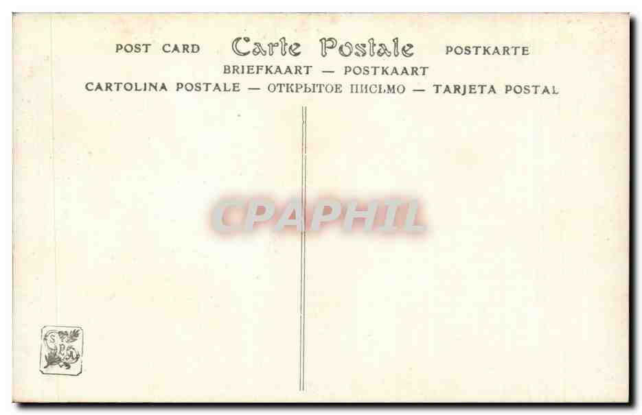 CPA Fantaisie SAlon de l'ecole francaise 1910 le coup de foudre par A Bellet — Verso
