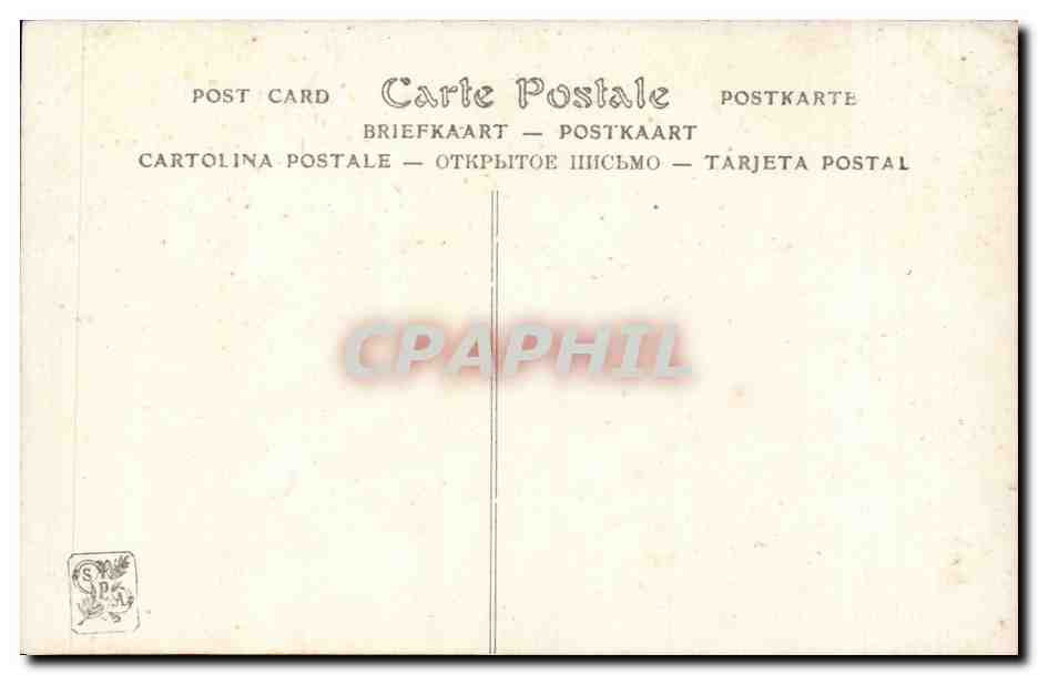 CPA SAlon de l'ecole francaise 1910 Propos galants par H Chanet  — Verso