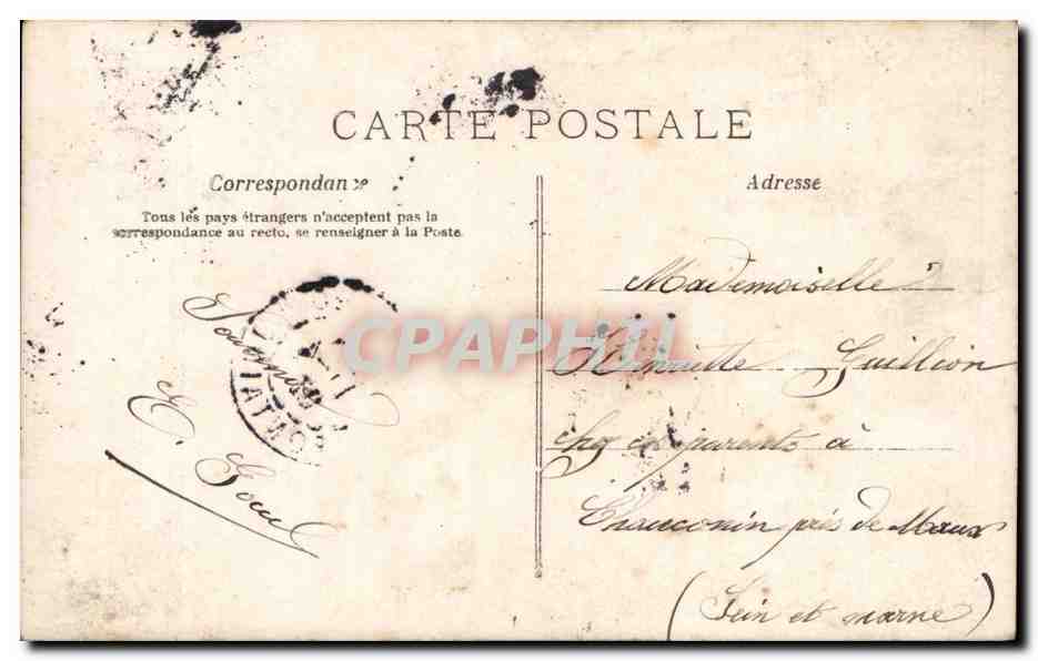 Jeune couple — scène amoureuse avec poisson rouge — A.N. 508 — Reverso