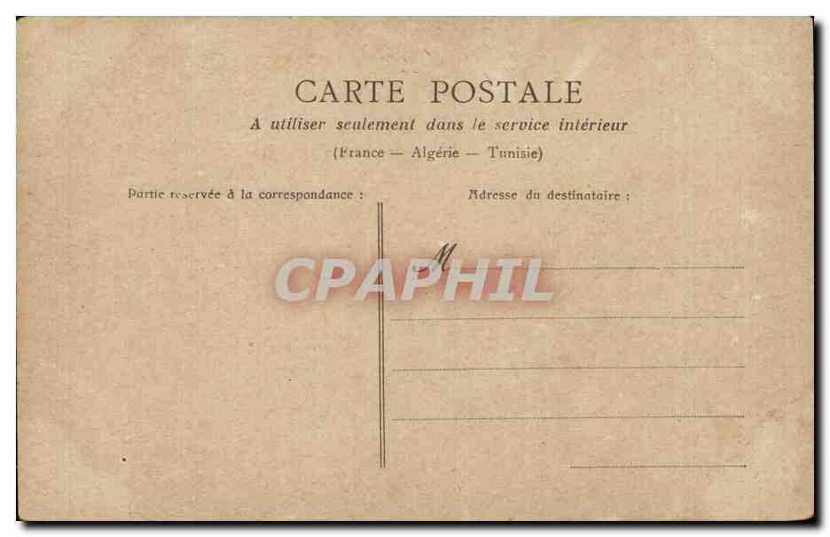 CPA Fantaisie Femme Heureux jour — Verso