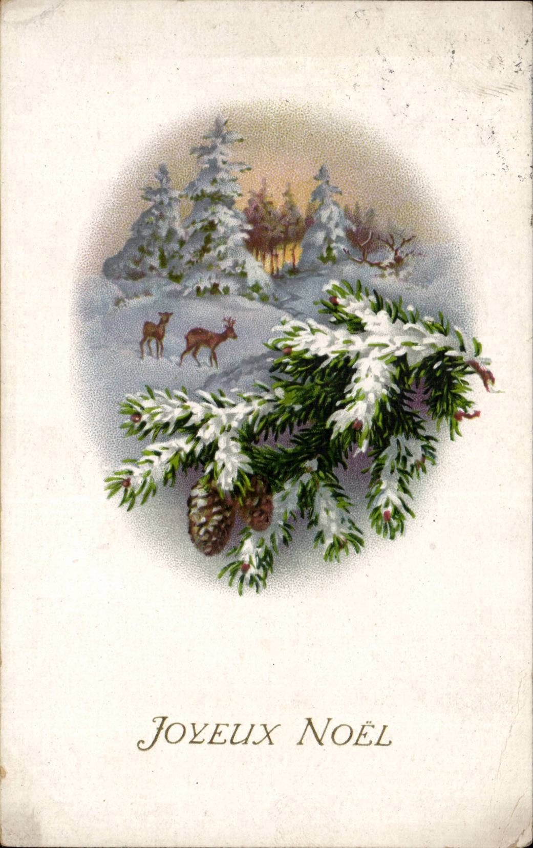 CPA Fantaisie Joyeux Noel Christmas