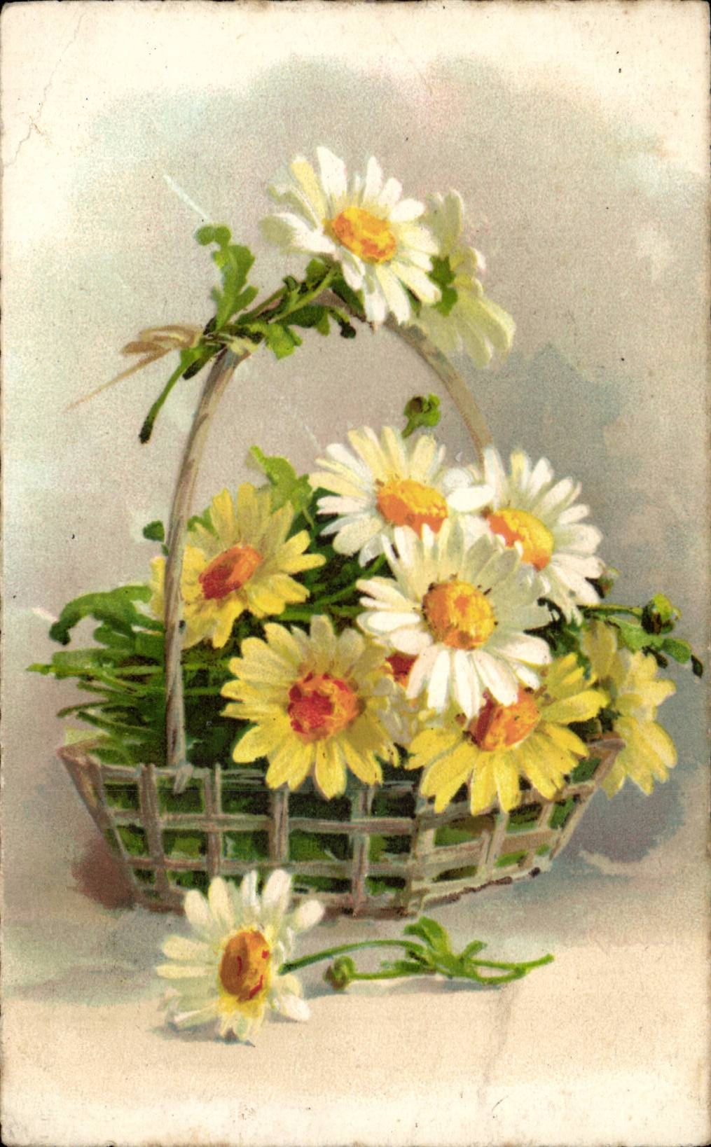 CPA Fantaisie Fleurs