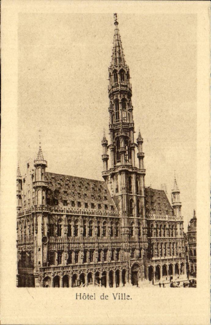 CPA Bruxelles Hotel de ville