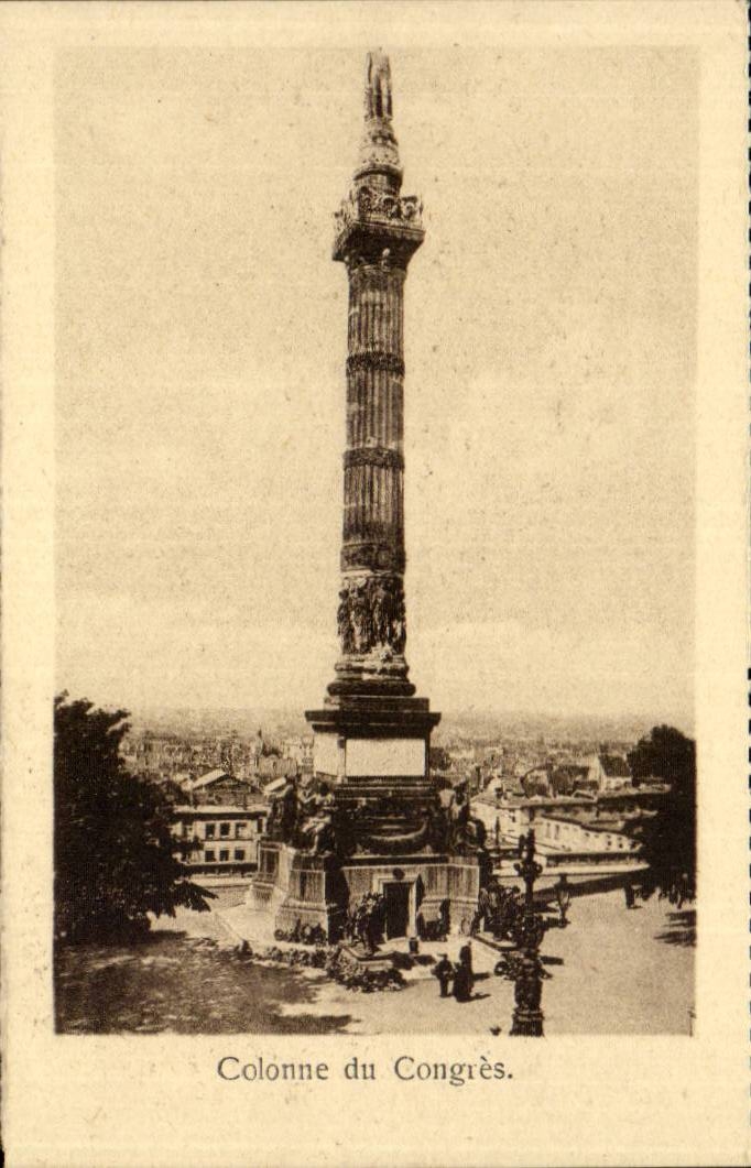 CPA Bruxelles Colonne du congres