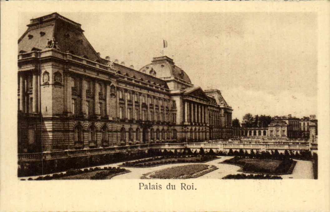 CPA Bruxelles Palais du roi