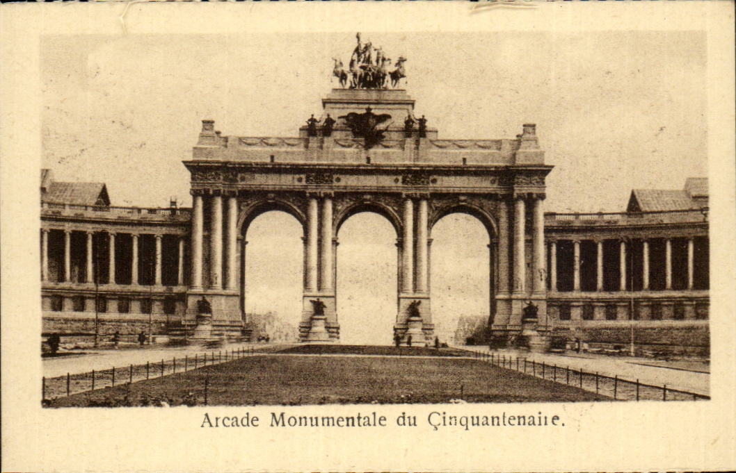CPA Bruxelles Arcade monumentale du cinquantenaire