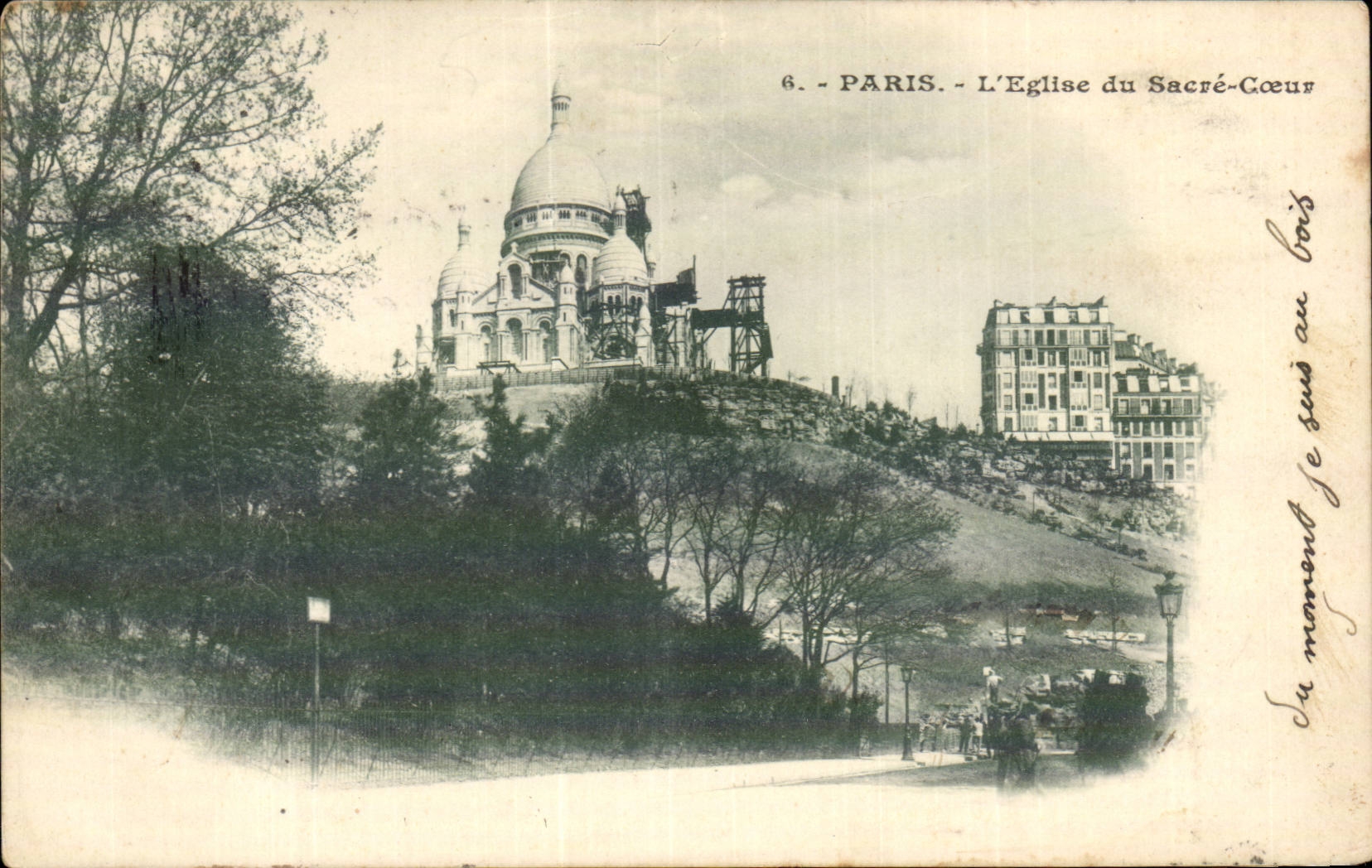 Paris CPA L'eglise du sacre coeur