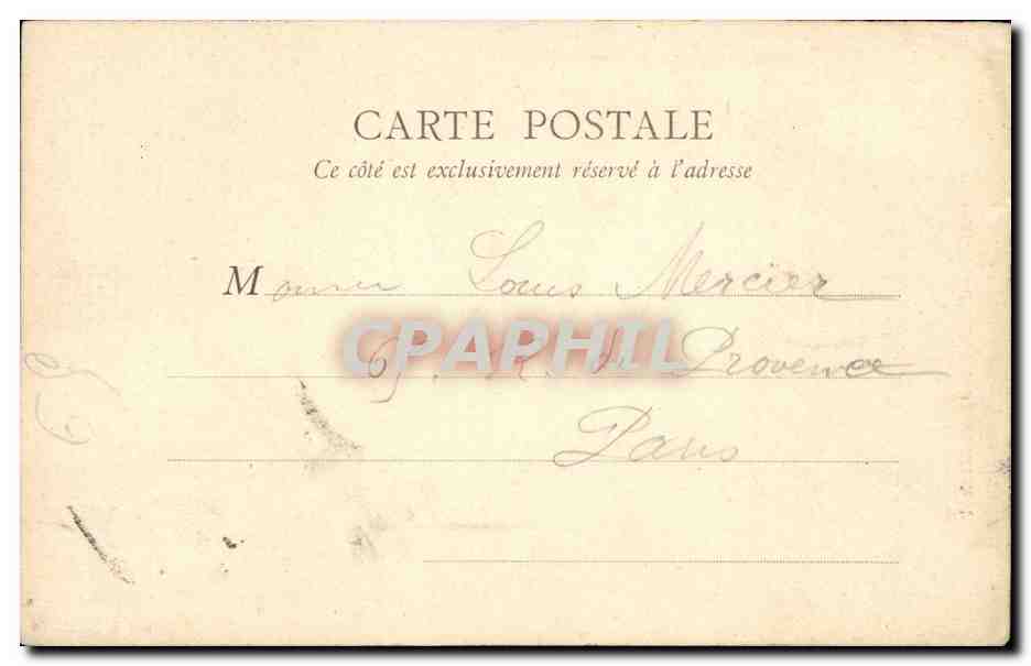 Paris CPA Fontaine Saint Michem — Rückseite