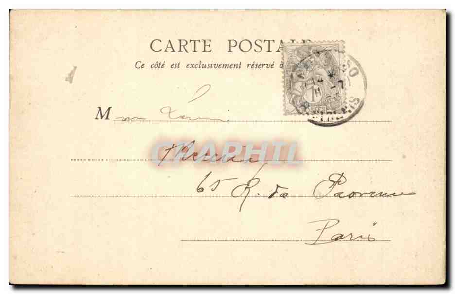 Paris – Place du Châtelet — vue avec le monument et le théâtre — B. F., Paris, n° 170 — Reverso