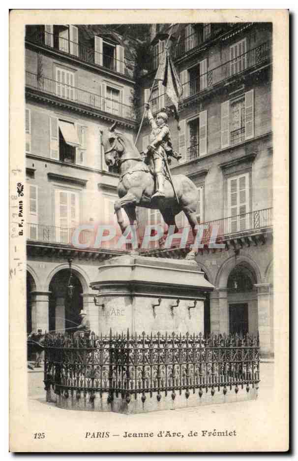 Paris CPA Jeanne d'arc de Fremiet