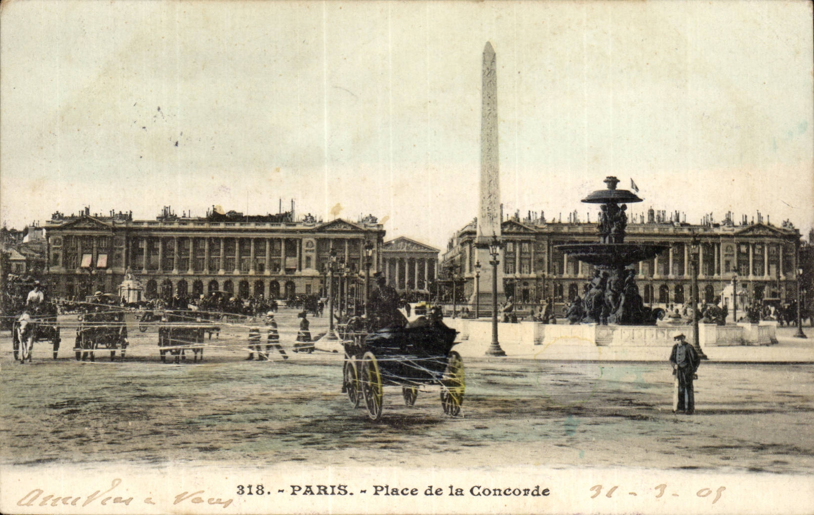Paris CPA Place de la Concorde