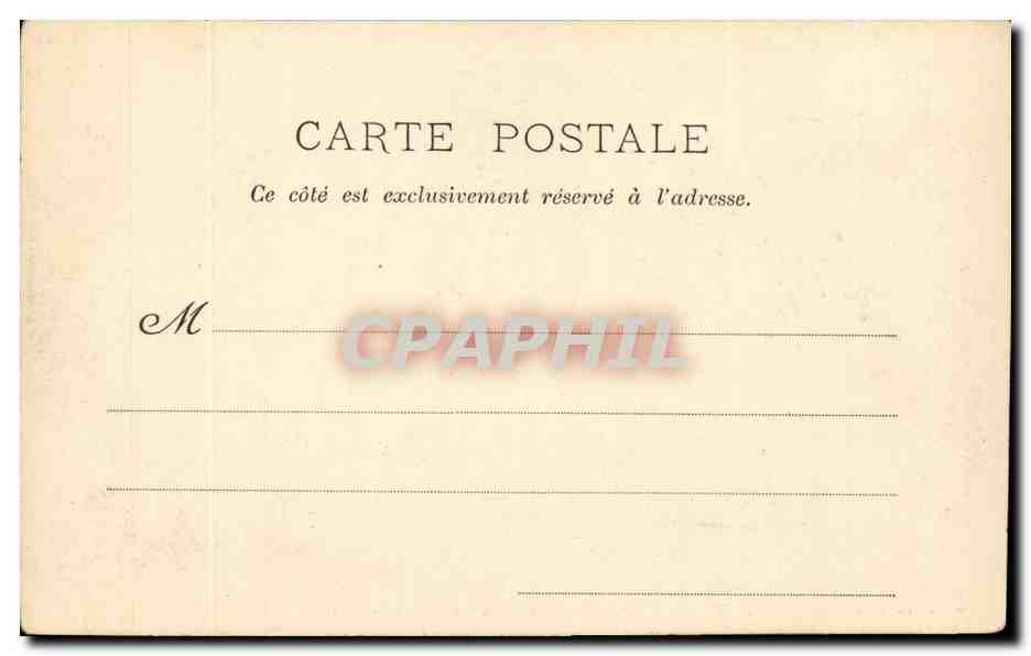 CPA Paris Theatre de la porte Saint martin  — Verso
