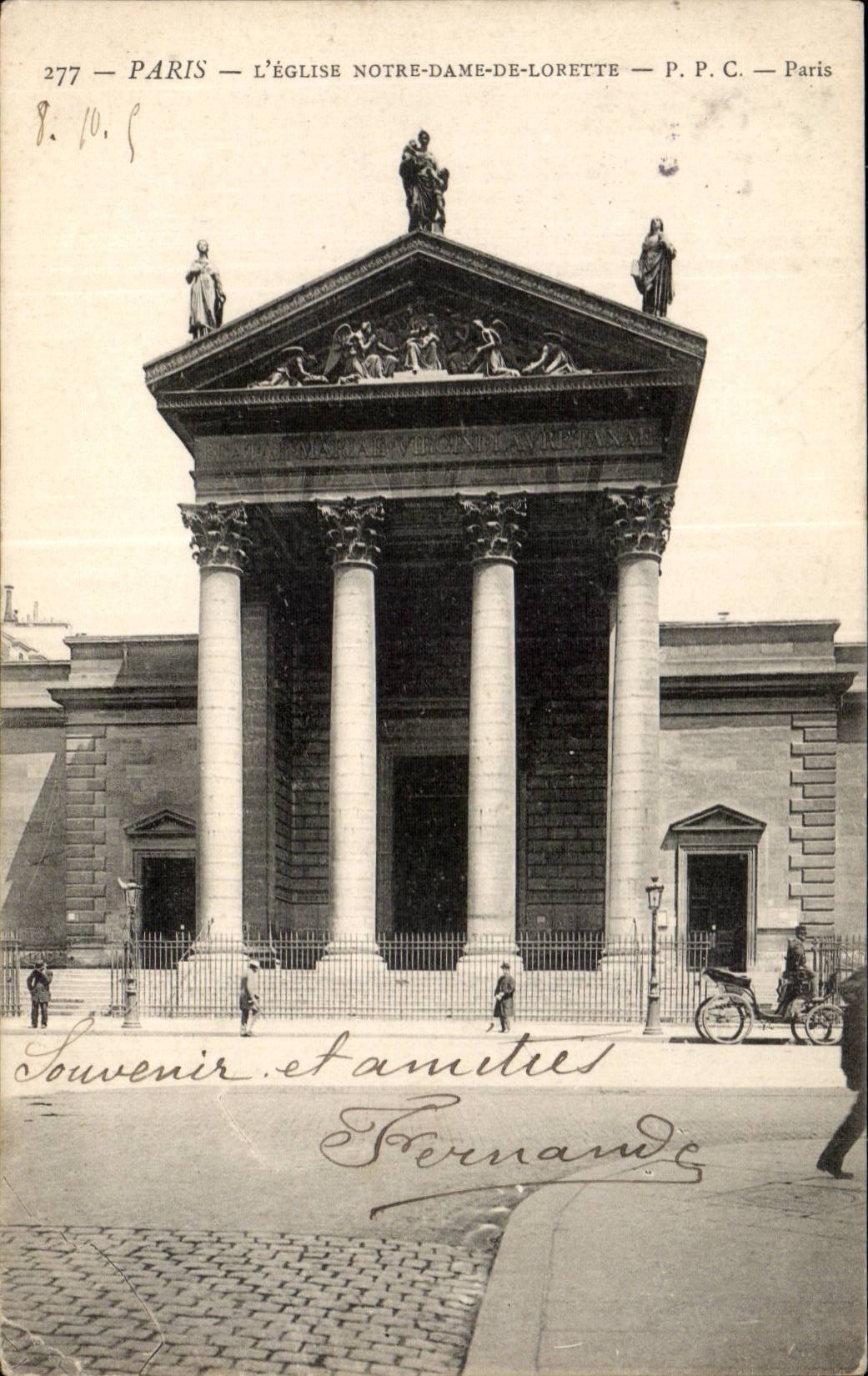 CPA Paris L'eglise Notre Dame de Lorette