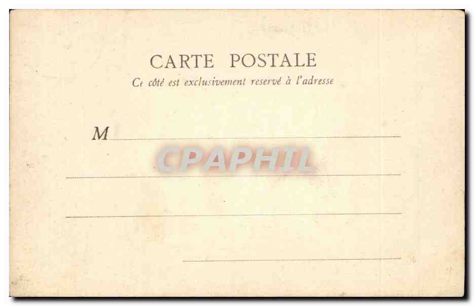 CPA Paris Jardin de la Butte Montmatrre — Rückseite