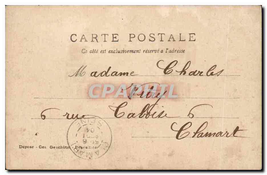 CPA Fantaisie Enfant — Verso