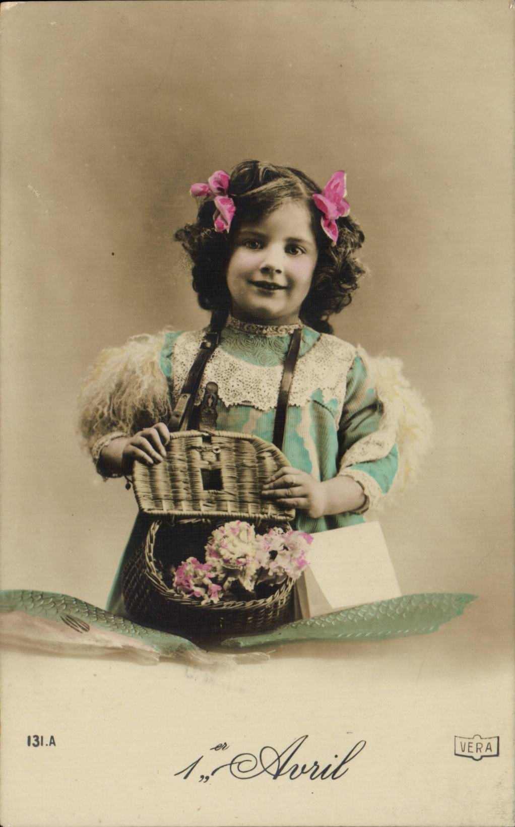CPA Fantaisie Enfant 1er avril