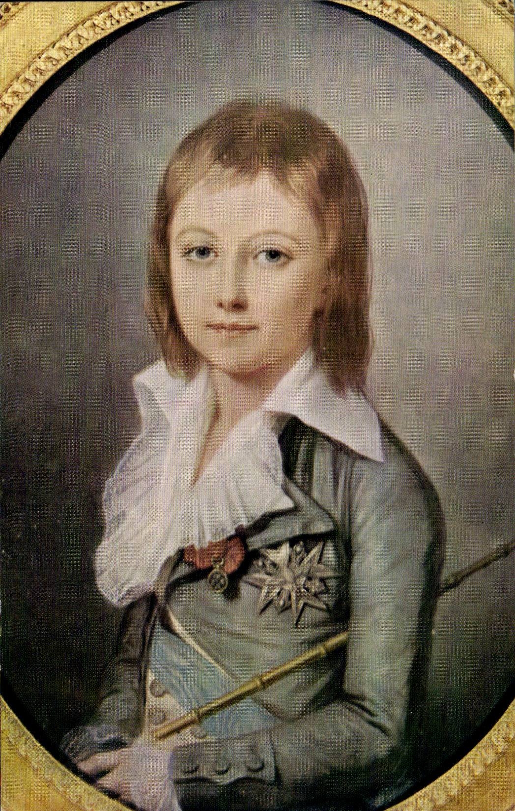 Portrait de Louis XVII — École polonaise — Édité par le Comité National de l'Enfance