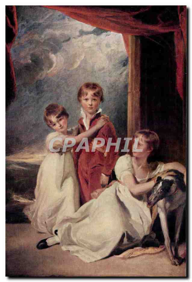 CPM Fantaisie Thomas laywrence Portrait des enfants Fluyder Musee d'art de SAo Paulo Bresil