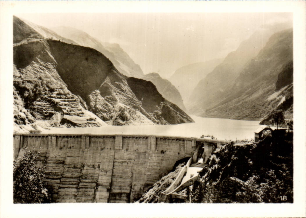Barrage de l'Écluse — vue panoramique — série 18