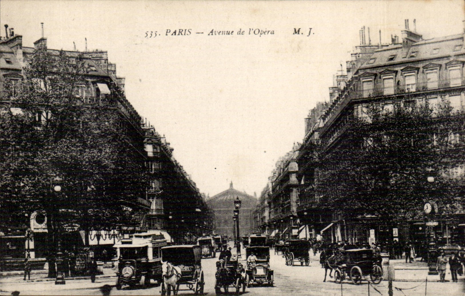 CPA Paris Avenue de l'opera