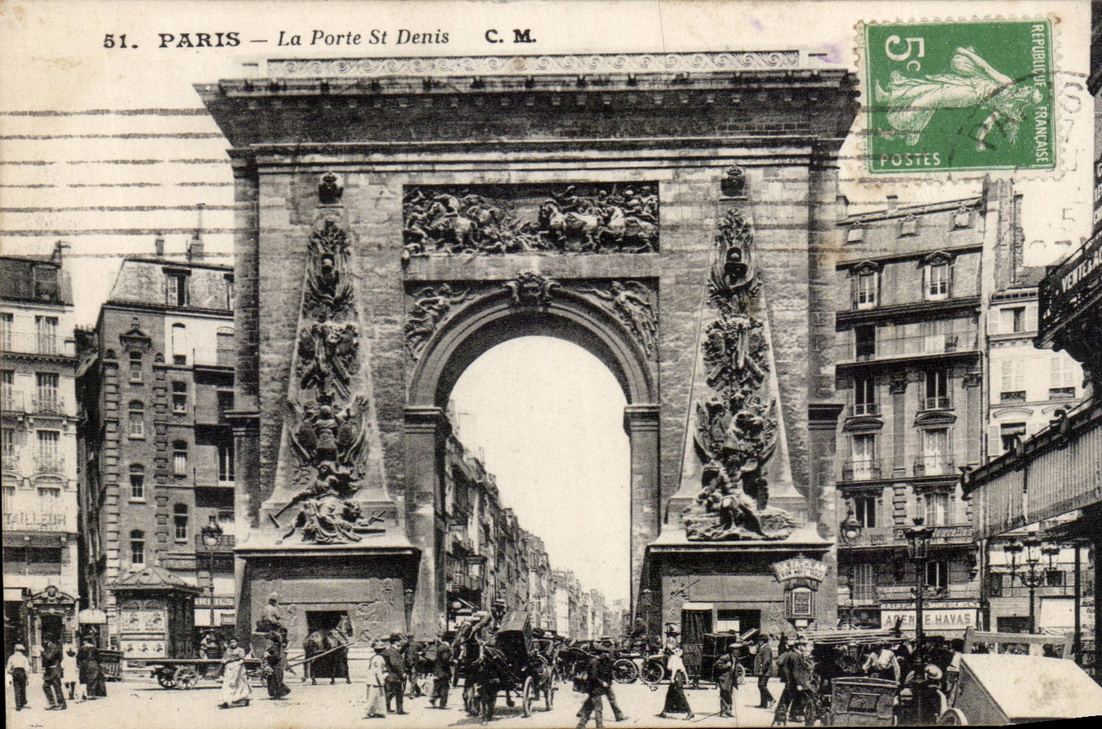 CPA Paris Porte Saint Denis