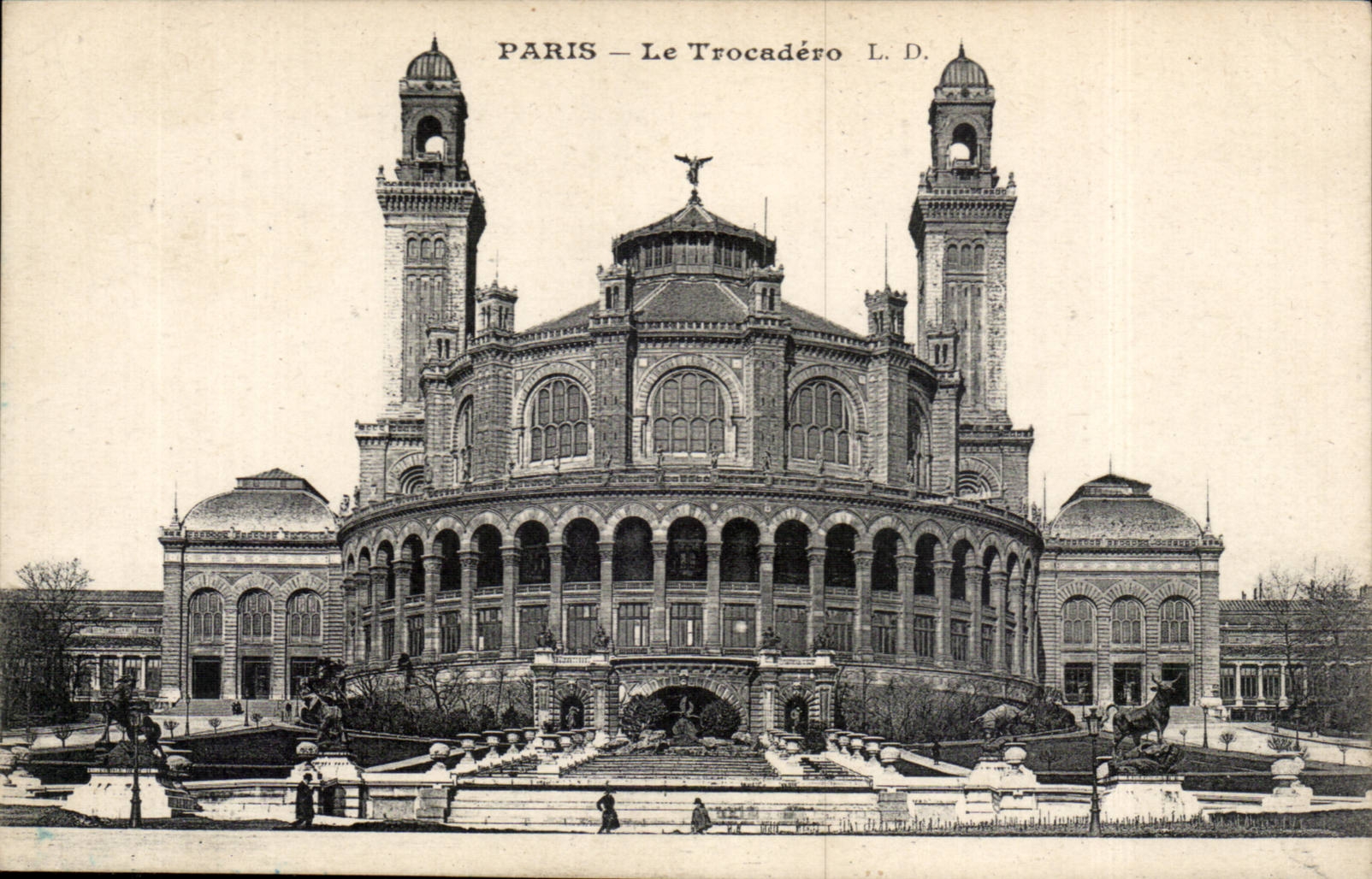 CPA Paris le Trocadero