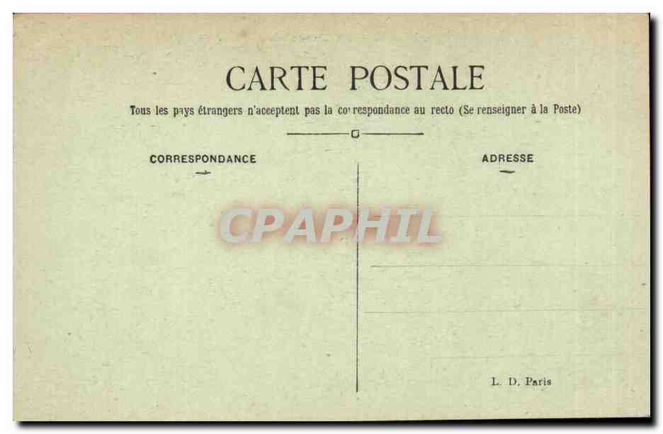 CPA Paris le Trocadero — Rückseite