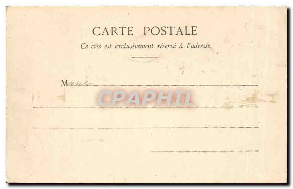 CPA Paris La gare du Nord — Verso