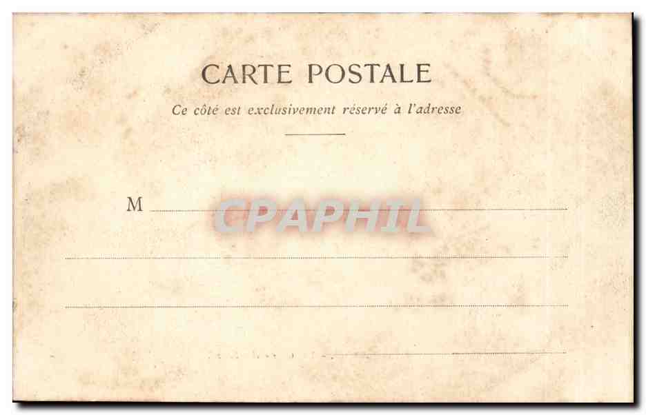 CPA Paris La gare du Nord — Verso