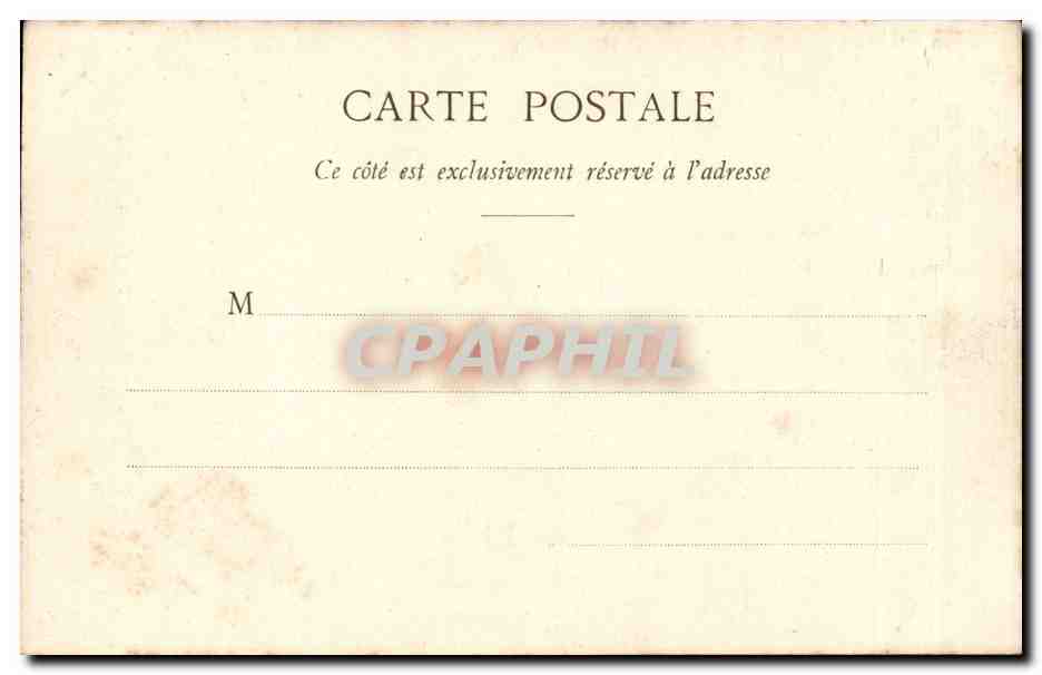 CPA Paris palais des invalides Tombeau de Napoleon 1er — Rückseite