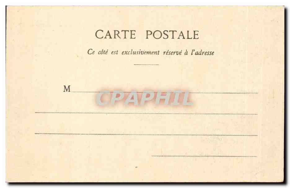CPA Paris Basilique du Sacre Coeur sur la butte Montmartre — Rückseite