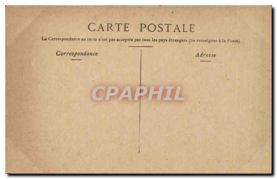 CPA Paris pont Alexandre III — Verso