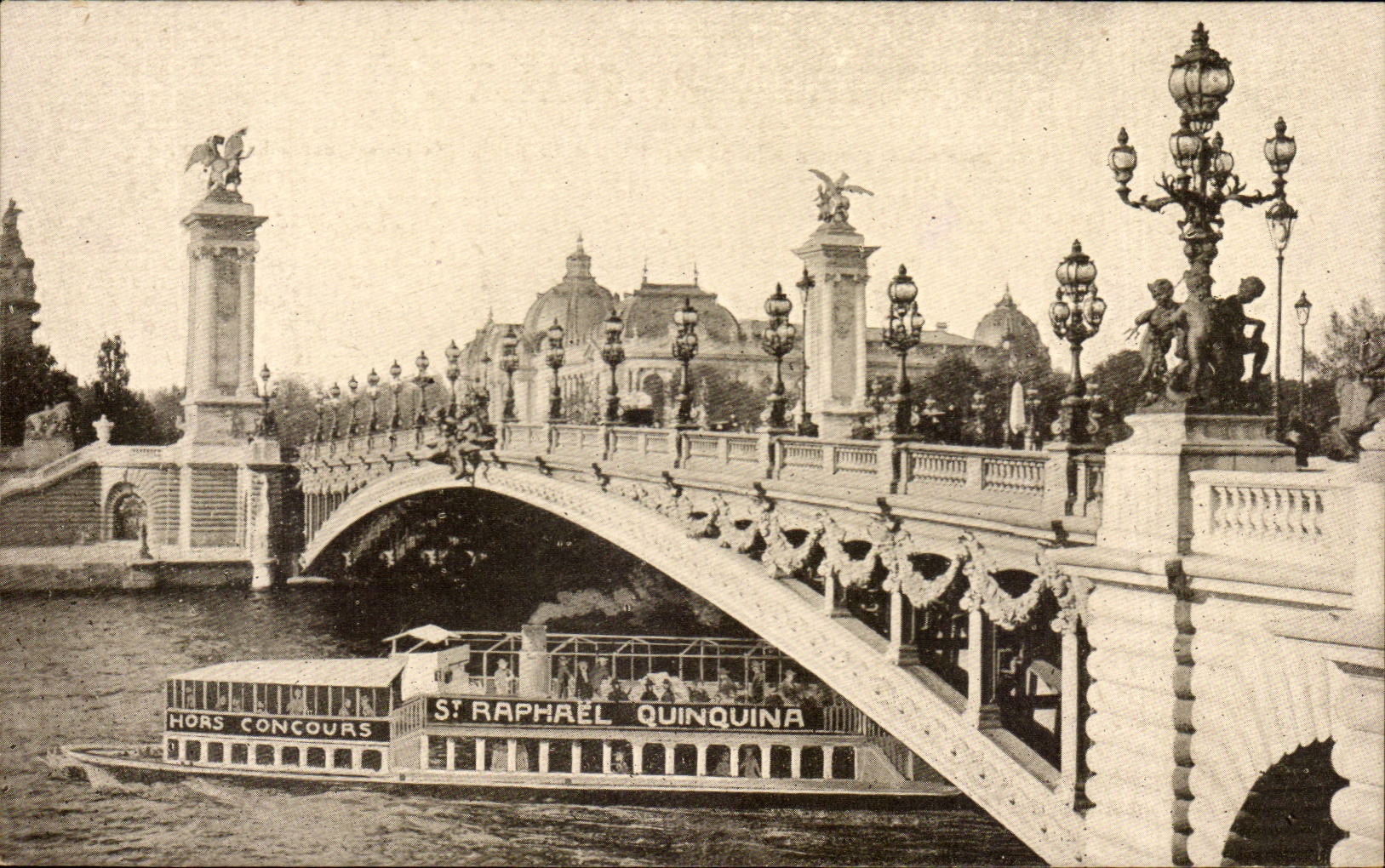 CPA Paris pont Alexandre III St Raphael Quinquina